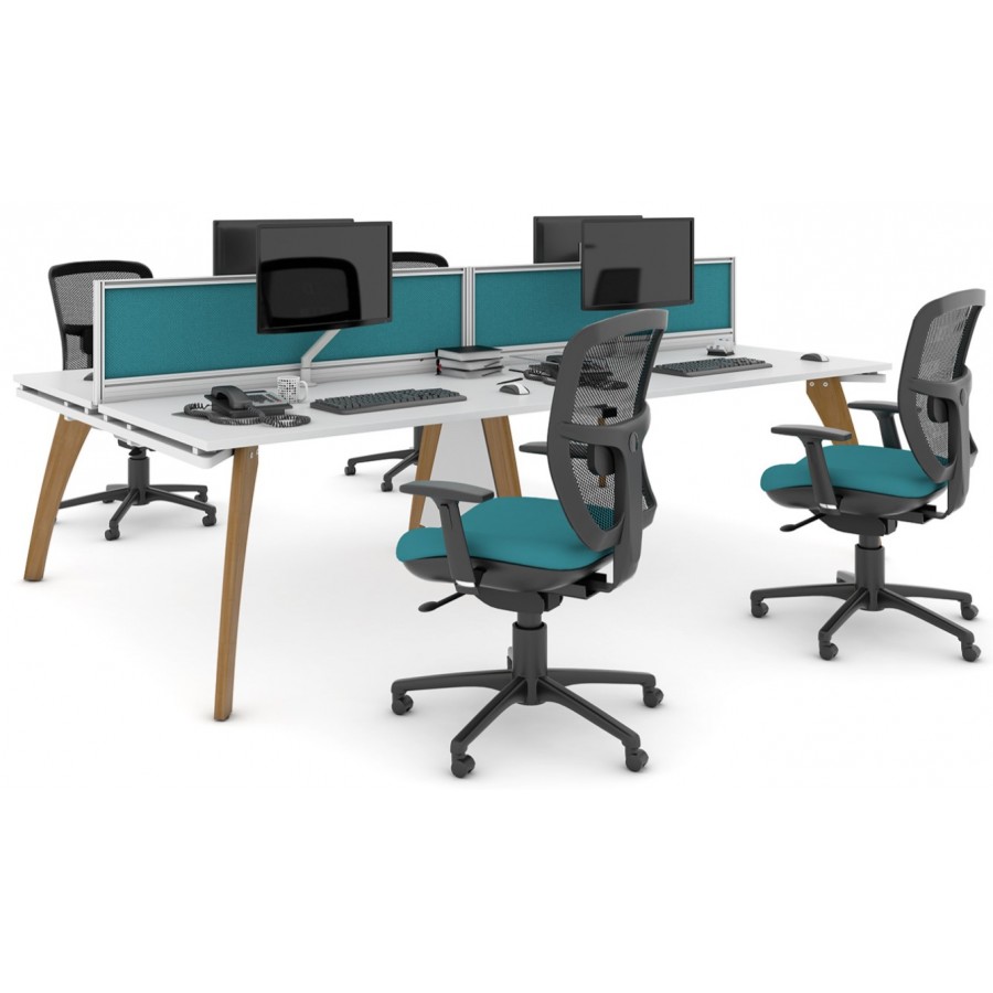 Fuze Single Straight Office Desk